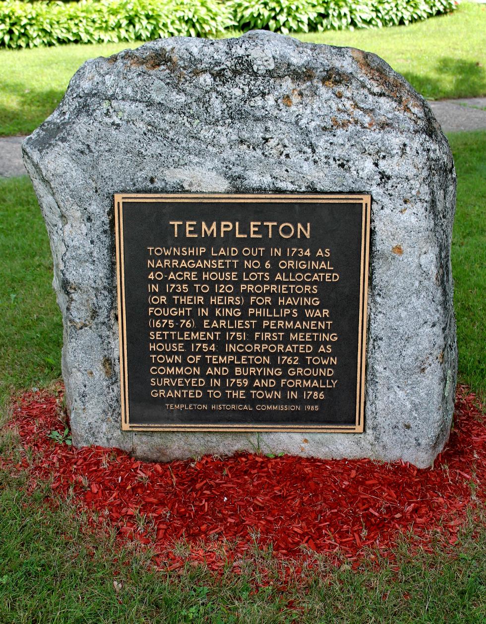 Templeton Massachusetts Veterans Memorials